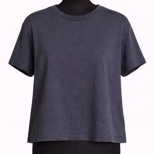 Organic Cotton/Hemp Navy Crewneck T-Shirt